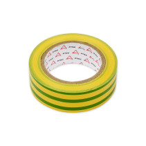 Изолента ПВХ 19 мм x10 м толщина 130 мик желто-зеленая ARNEZI R8030504