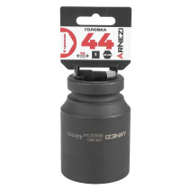 Головка ударная 1"DR 6-гр. 44 мм Cr-Mo удлиненная, на холдере ARNEZI R0500144