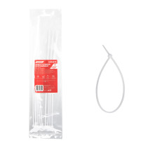 Nylon yoke 3.6 x 300 mm, white 10 pcs Arnezi A0903030