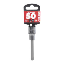 Головка 1/2" со вставкой TORX Security T50 L=100, на холдере Arnezi R0345350