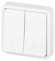 ERA Expert 11-1528-01 Switch for Blinds Push-button IP55 10AH-250V SU White
