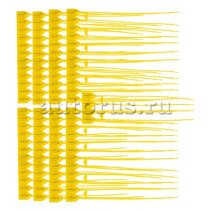 Plastic seal numbered 350mm yellow 100 pcs ARNEZI A0903001