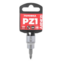 Головка 3/8" со вставкой PZ1, L=48 мм на холдере Arnezi R0204201