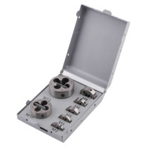 Набор плашек NORGAU Industrial метрический M3-М12, 7 предметов, HSS-E/VAP