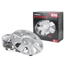 Колпаки R16 Magellan 4шт (серебристые) ABS-пластик ARNEZI A0702067