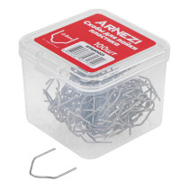 Скобы для пайки пластика 0.8мм U-образные 100шт ARNEZI R7600021