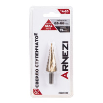 Step drill bit 4-20mm, HSS, triangular shank Arnezi R5209002