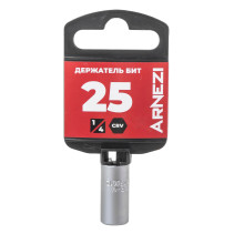 Держатель бит 1/4" L=25 мм, на холдере ARNEZI R0050012