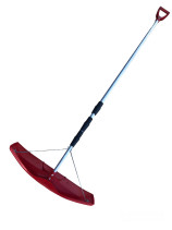 Snow scraper from roofs "BERKUT" telescopic handle plastic nozzle 610*170mm 1930-6400mm