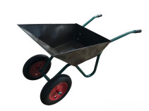 Тачка строительная двухколёсная сварная