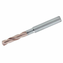 Spiral drill bit NORGAU Industrial for metal 12.6x107 mm, 3xD, VHM/AlCrN/TiSiN