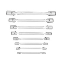Set of socket double-sided hinge wrenches NORGAU Industrial NBS34-008, 8 pieces