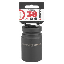 Головка ударная 1"DR 6-гр. 38 мм Cr-Mo удлиненная, на холдере ARNEZI R0500138