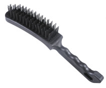 Щетка металлическая 6-рядная зачистная, с пластмассовой ручкой, проволока d=0.3мм ARNEZI R8040326
