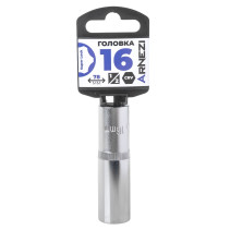 Головка 1/2" Super Lock 16 мм L=78 мм удлиненная, на холдере Arnezi R0300916