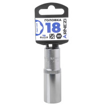 Головка 1/2" Super Lock 18 мм L=78 мм удлиненная, на холдере Arnezi R0300918