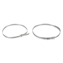 Belt Tire Collar Clamps Set L=306.740mm W4-304 2 pcs ARNEZI A0902522