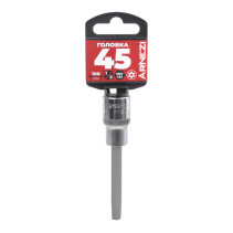 Головка 1/2" со вставкой TORX Security T45 L=100, на холдере Arnezi R0345345