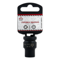 Головка ударная 1/2" 6-гр. 12 мм Cr-Mo, на холдере ARNEZI R0300212