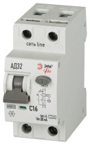 Automatic differential current switch 6kA ERA PRO D326M2C16A30 AD-32 electromechanical 1P+N C16 30mA type A