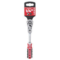 Трещотка 1/4"DR 72 зуба с шарнирным механизмом, на холдере Arnezi R0700010