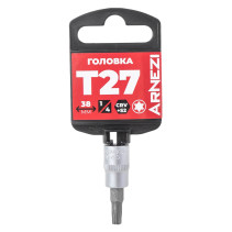 Головка 1/4" со вставкой TORX Security T27 L=38, на холдере Arnezi R0004627