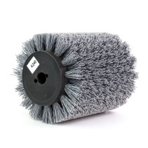 Щетка Д100*100*19,5+4 паза ворс полимер-абразив P240 по дереву для щеточных шлиф машин с валом Д19+4 (1-205)