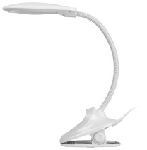 Настольный светильник ЭРА NLED-478-8W-W светодиодный на прищепке белый