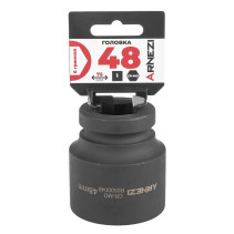 Головка ударная 1"DR 6-гр. 48 мм Cr-Mo, на холдере ARNEZI R0500048
