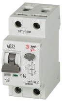 Automatic differential current switch 6kA ERA PRO D326E2C16A10 AD-32 electronic 1P+N C16 10mA type A
