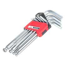 Набор имбусовых ключей HEX (шестигранников) с шаром 10 пр. ARNEZI R1060040