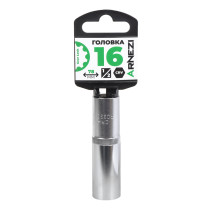 Головка 1/2" Gear Lock 16 мм L=78 мм удлиненная, на холдере Arnezi R0330116