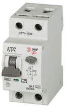 Automatic differential current switch 6kA ERA PRO D326M2C25A30 AD-32 electromechanical 1P+N C25 30mA type A