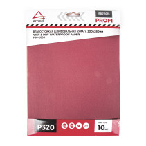 Бумага наждачная водостойкая 230x280 мм P320 Profi (10шт) ARNEZI R8011015