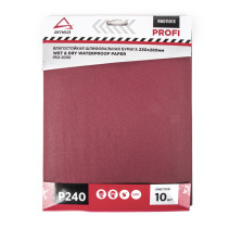Бумага наждачная водостойкая 230x280 мм P240 Profi (10шт) ARNEZI R8011013