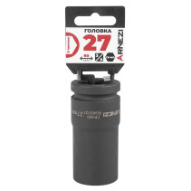 Головка ударная 3/4" 6-гр. 27 мм Cr-Mo удлиненная, на холдере ARNEZI R0400127