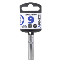 Головка 1/4" Super Lock 9 мм L=48 мм удлиненная, на холдере Arnezi R0020109