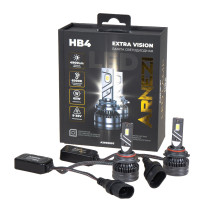 LED Lamp 12/24V HB4 65W 4900lm P22d 6000K ARNEZI Extra Vision LED 2 pcs DUOBOX IP68 A2000007