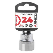 Головка 3/8" 6-и гр. 24мм, L=32 мм на холдере Arnezi R0200024