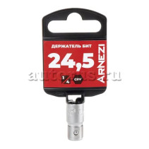 Держатель бит 1/4"(F) L=25 мм с фиксатором, на холдере ARNEZI R0050011