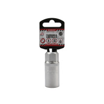 Candle head 1/2" 6-and gr. 21 mm L=65 mm, on the holder ARNEZI R0300421