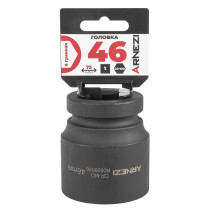 Головка ударная 1"DR 6-гр. 46 мм Cr-Mo, на холдере ARNEZI R0500046