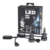 LED Lamp 12/24V H7/H18 45W 3500lm 6000K ARNEZI Vivid LED 2 pcs DUOBOX IP68 A2000053