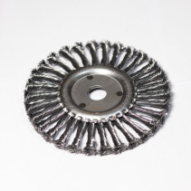 Disc brush for USM 200x22 flat twisted steel