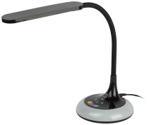 Настольный светильник ЭРА NLED-481-10W-BK светодиодный с RGB ночником черный