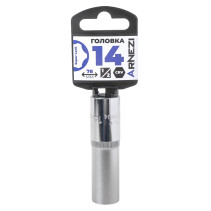 Головка 1/2" Super Lock 14 мм L=78 мм удлиненная, на холдере Arnezi R0300914