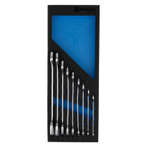 NORGAU Industrial double-sided wrench set, 9 pieces, N6-009