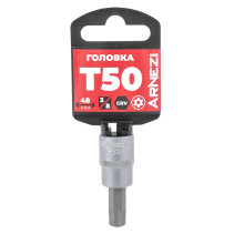 Головка 3/8" со вставкой TORX Security T50, L=48 мм на холдере Arnezi R0204750