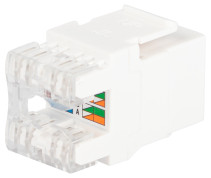 Люк ЭРА ОФИС 18-8002-01 Коннектор RJ45 CAT6 UTP Keystone цвет белый