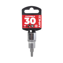 Головка 1/2" со вставкой TORX Security T30 L=60, на холдере Arnezi R0345230